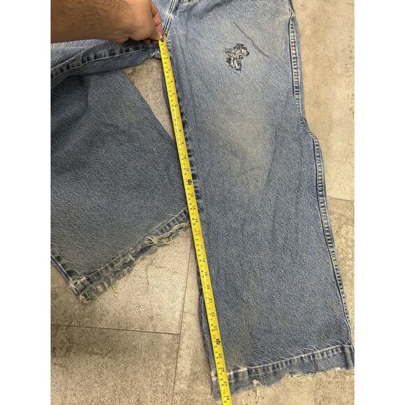 Vintage 90s Baggy Jean JNCO “Take” Jeans Size 28x28 Made In USA - Picture 11 of 12